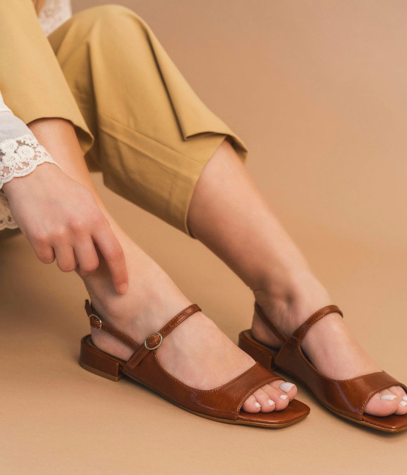 Sandale Galice Cognac