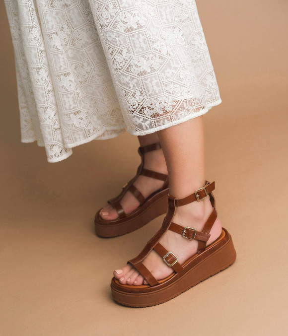 Sandale Gala Cognac