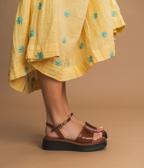 Sandale Gracie Cognac