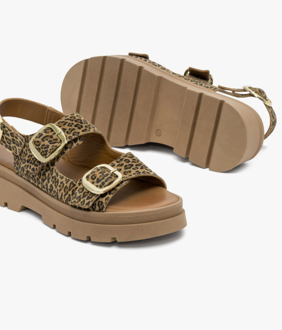 Sandale Julieta Leopard