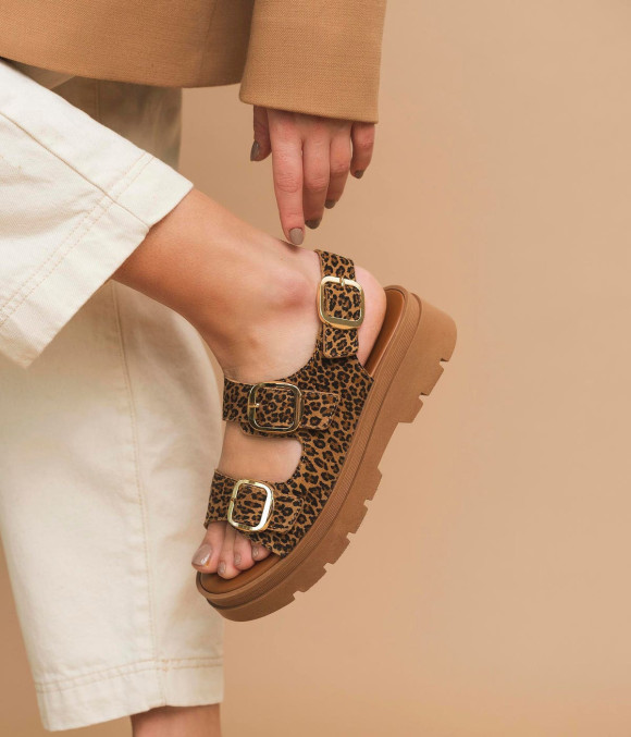 Sandale Julieta Leopard