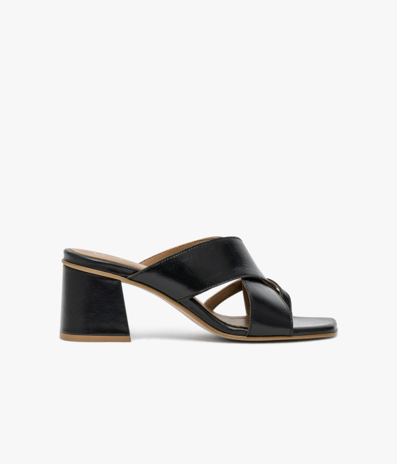 Mule À Talon Vera Noir