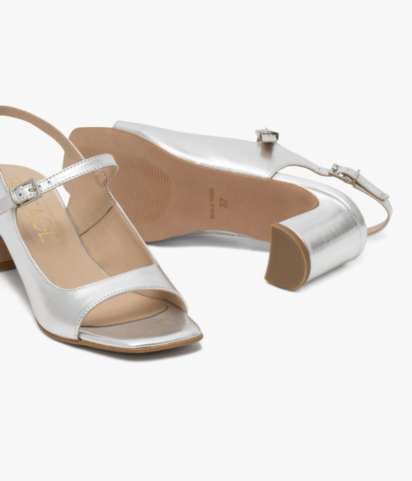 Sandale Helix Argent