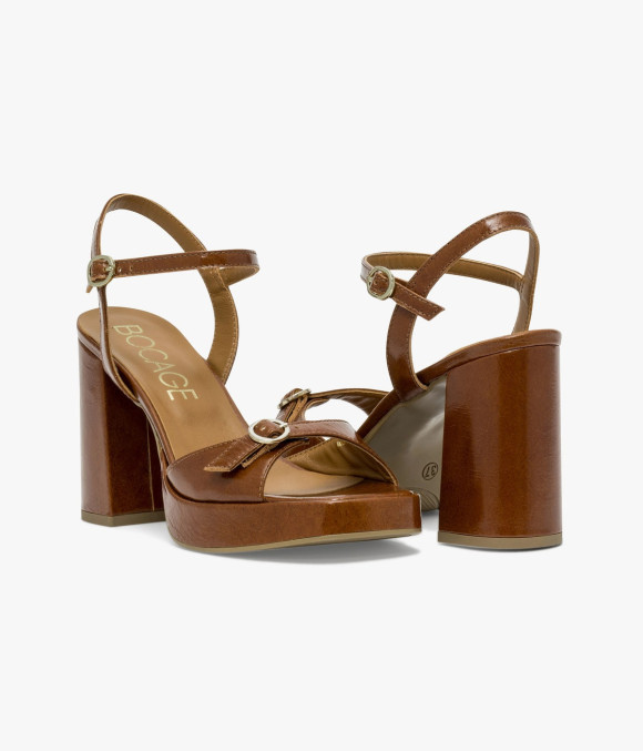 Sandale Polla Cognac
