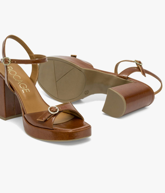 Sandale Polla Cognac