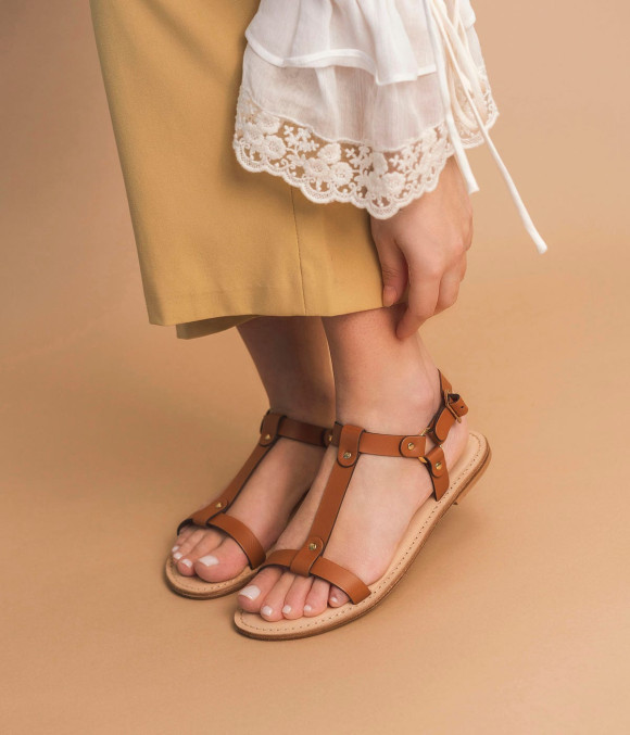 Sandale Grazia Cognac