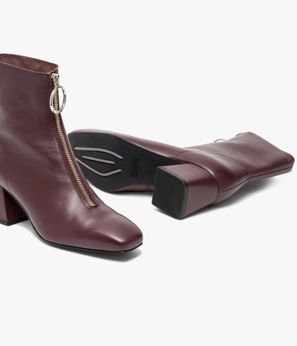 Boots Maribel Lie-de-vin