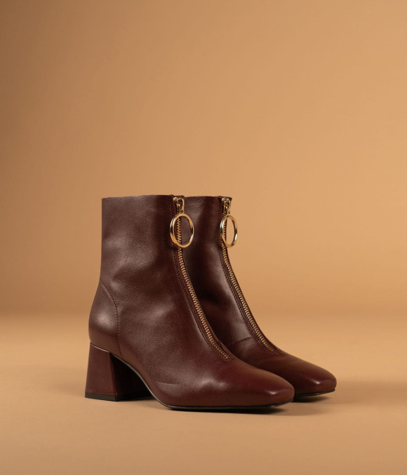 Boots Maribel Lie-de-vin