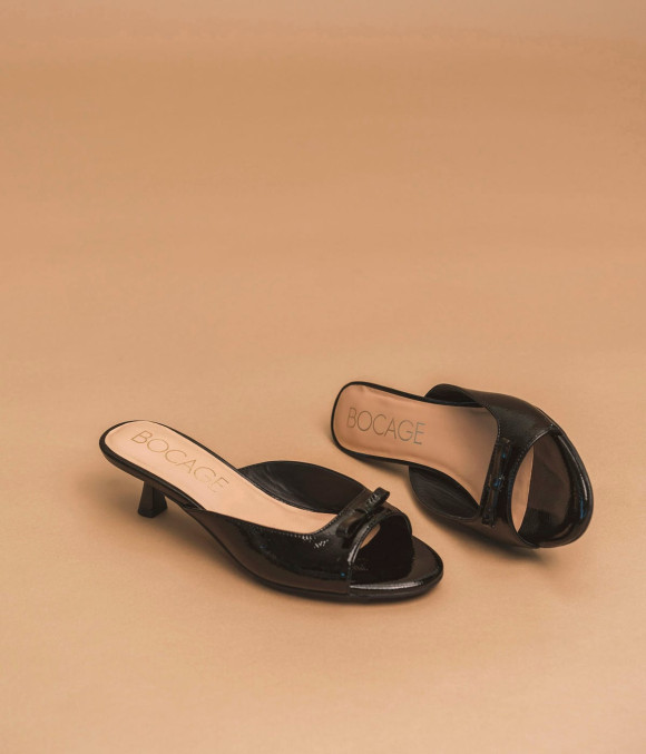 Mule À Talon Vienna Noir