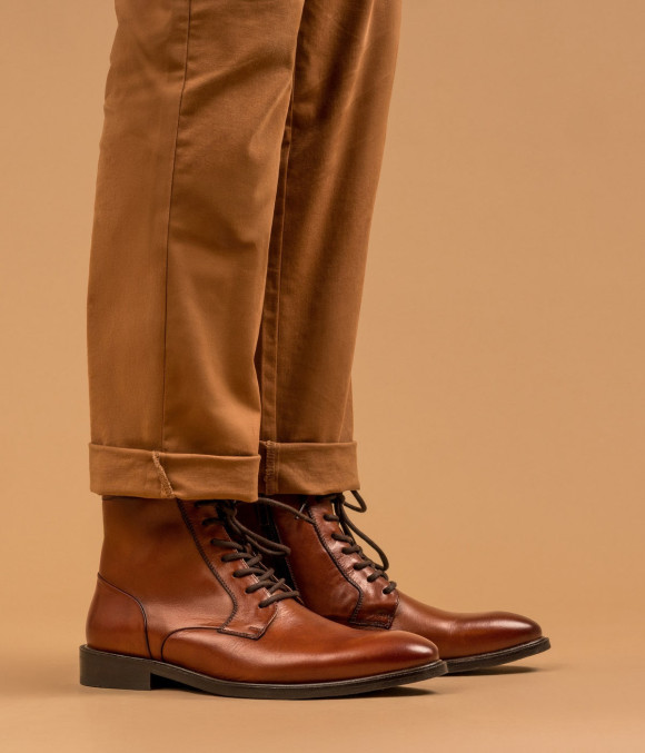 Boots Achille Cognac