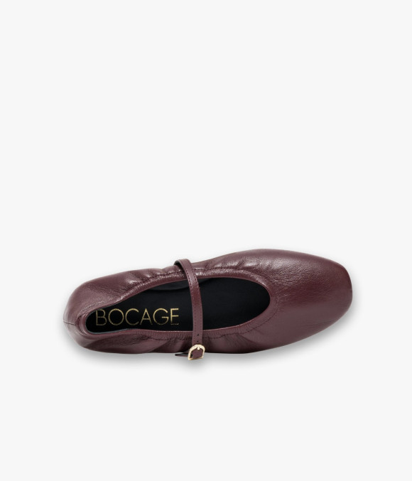 Ballerine Bettina Lie-de-vin