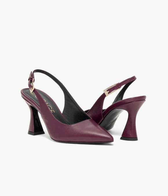 Escarpin Slingback Eve Lie-de-vin