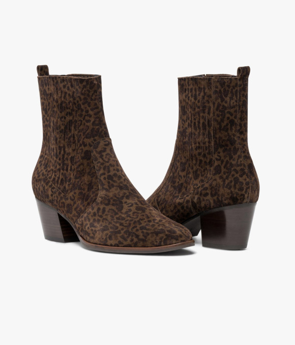 Chelsea Boots Mimi Léopard