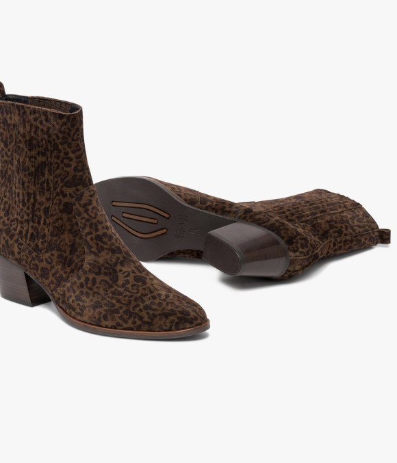 Chelsea Boots Mimi Léopard