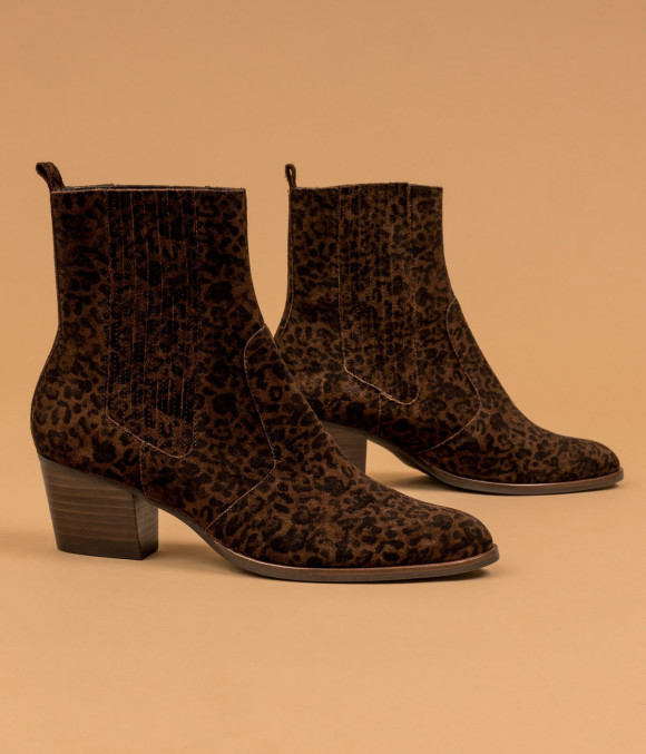 Chelsea Boots Mimi Léopard