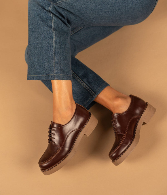 Derby Charlène Acajou