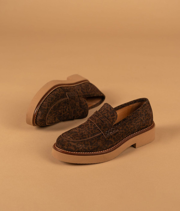 Mocassin Artiste Léopard