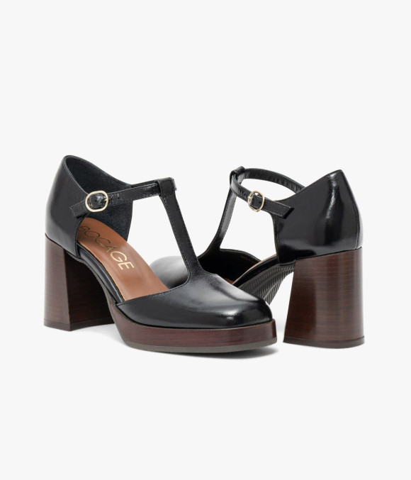 Escarpin Salomé Esther Noir