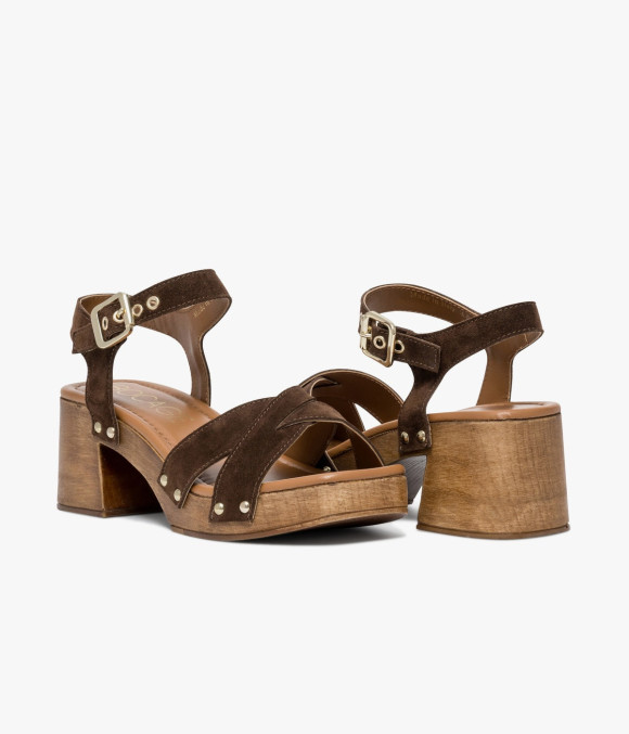 Sandale Hosbo Chocolat