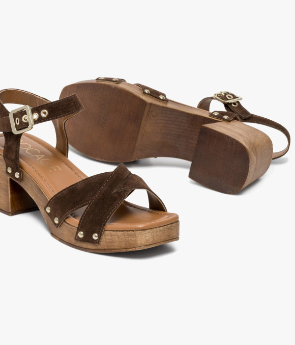 Sandale Hosbo Chocolat