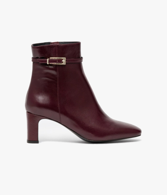 Boots Ivonne Lie-de-vin