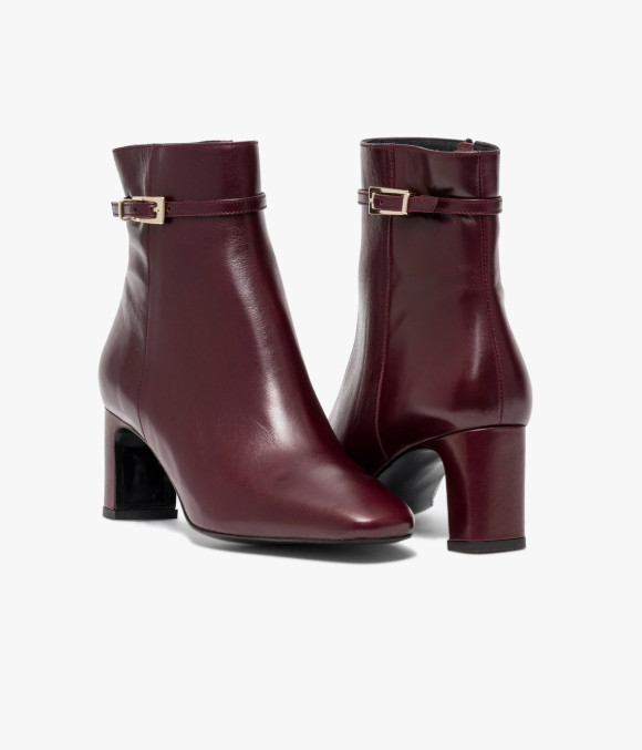 Boots Ivonne Lie-de-vin