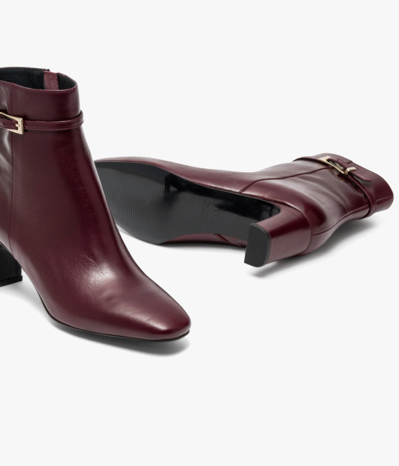 Boots Ivonne Lie-de-vin