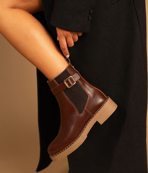 Boots Mathilde Acajou