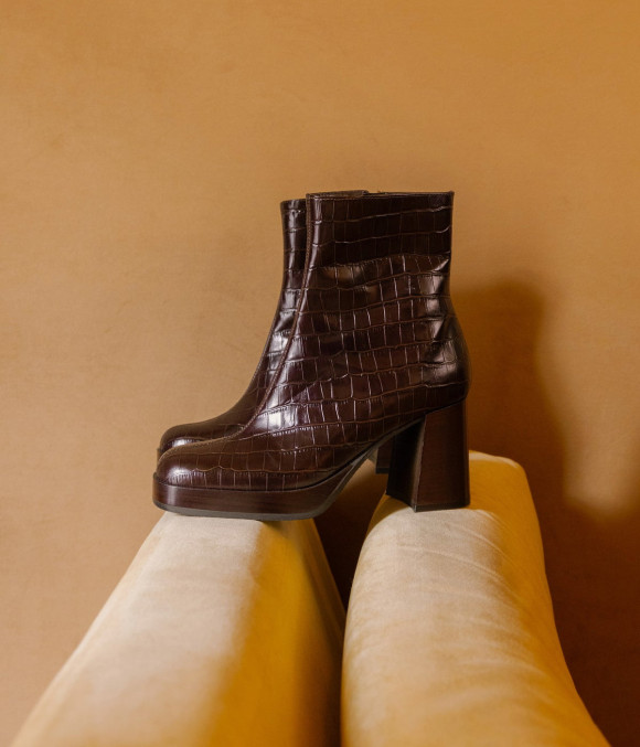 Boots Edith Chocolat