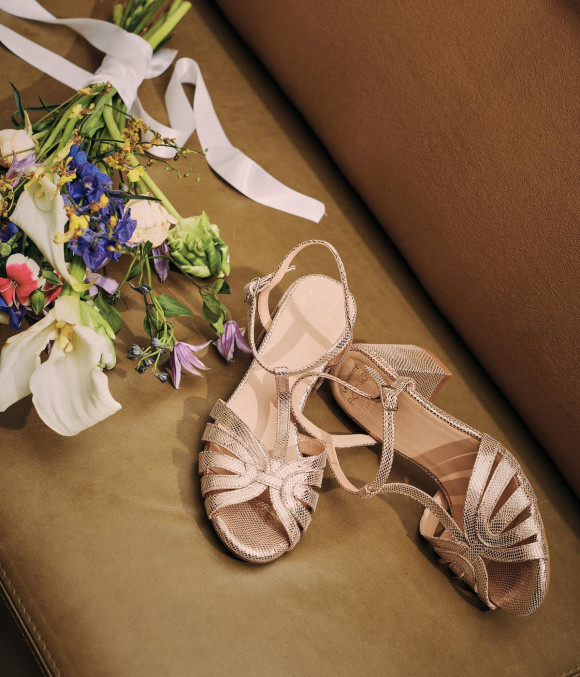 Sandale Hadèle Platine