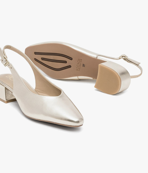 Escarpin Slingback Solice Platine