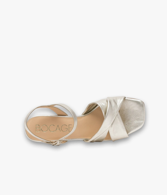 Sandale History Platine