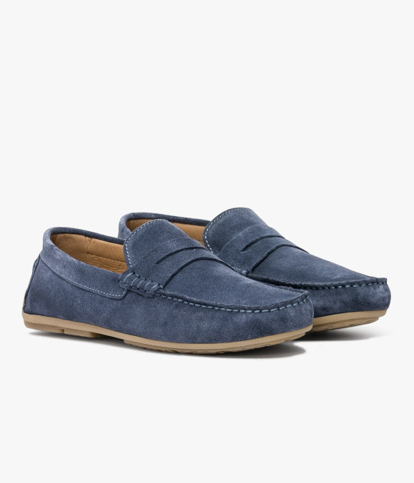 Mocassin Aristide Bleu