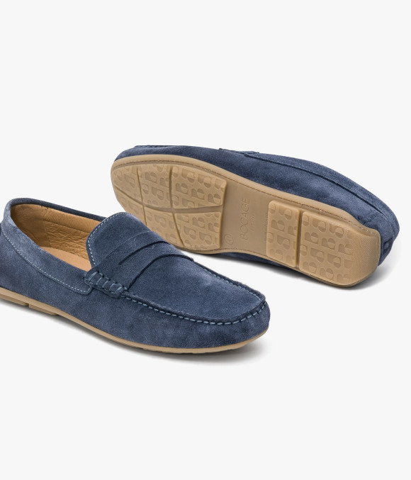 Mocassin Aristide Bleu