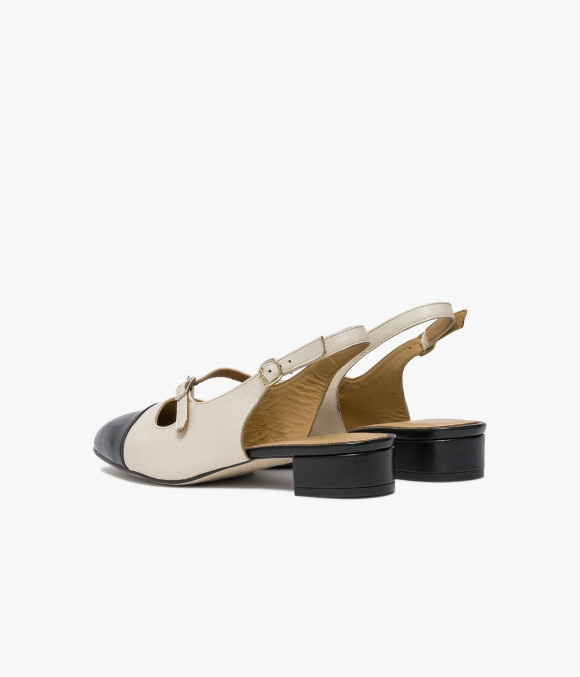 Ballerine Slingback Swann Beige