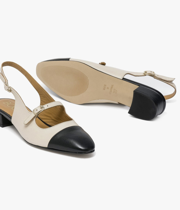 Ballerine Slingback Swann Beige