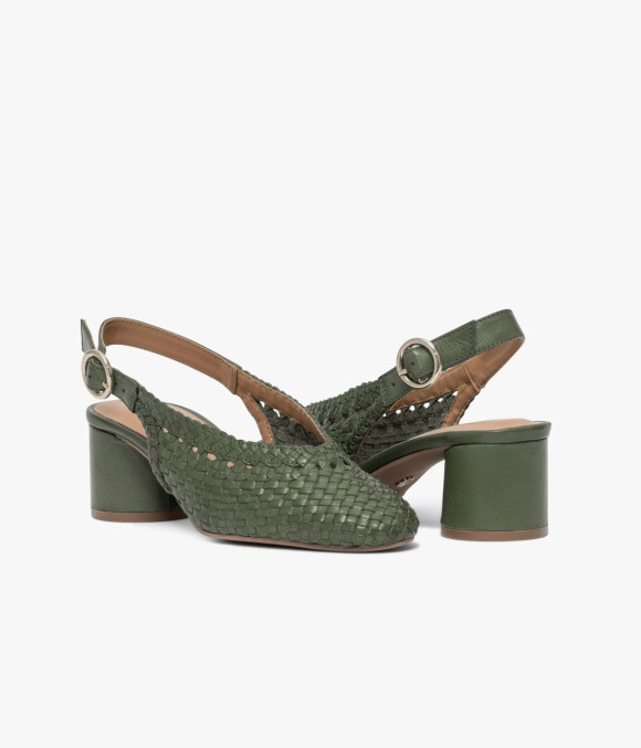 Escarpin Slingback Dorria Vert