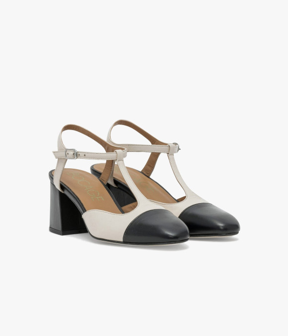 Escarpin Salomé Denilla Beige