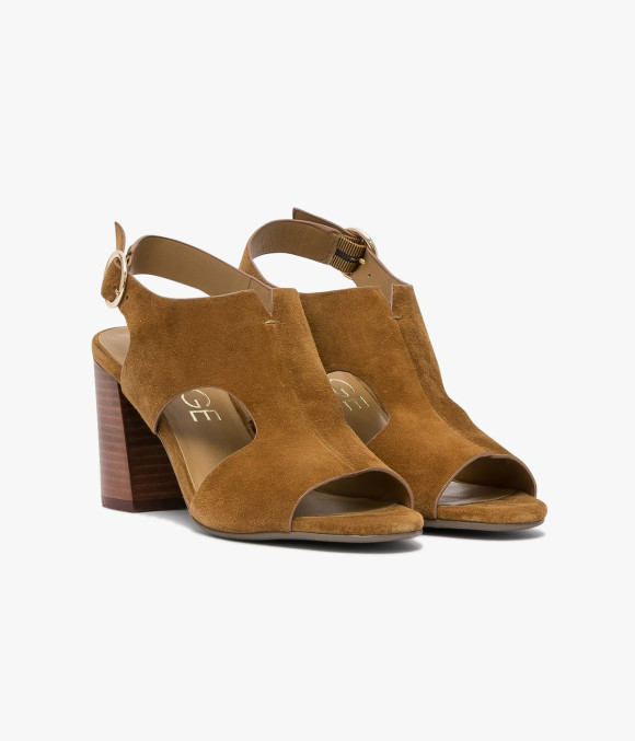 Sandale Pensée Cognac