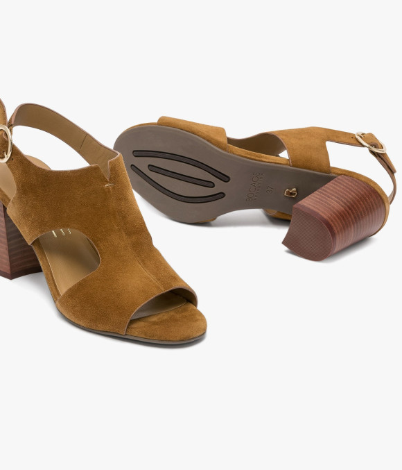 Sandale Pensée Cognac
