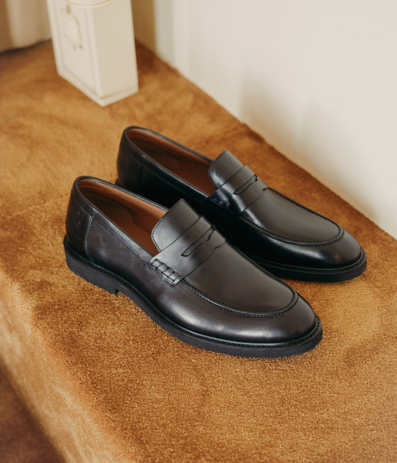 Mocassin Olivier Noir