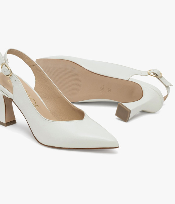 Escarpin Slingback Daffy Écru