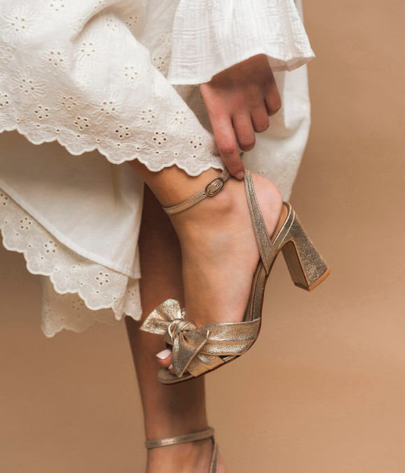 Sandale Pivoine Platine