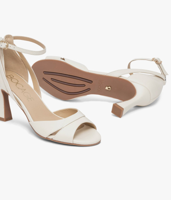 Sandale Pénéloppe Écru