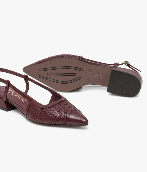 Ballerine Slingback Sonnie Bordeaux