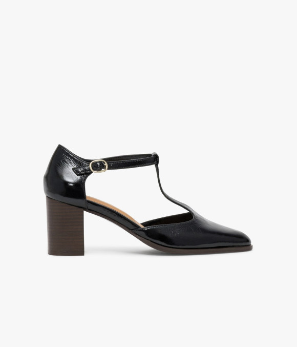 Escarpin Salomé Délice Noir