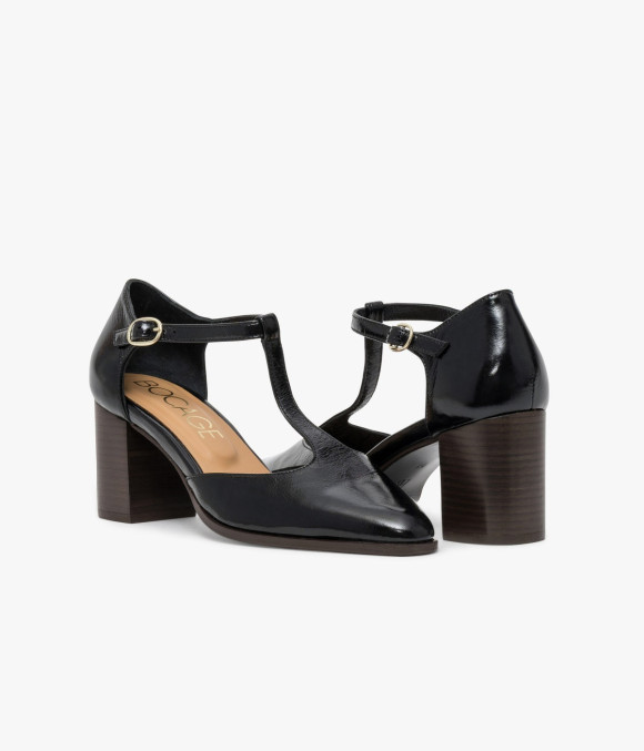 Escarpin Salomé Délice Noir