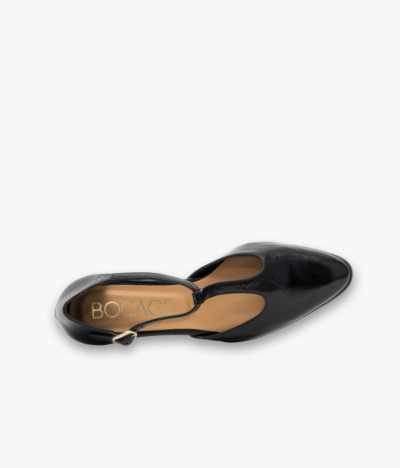 Escarpin Salomé Délice Noir