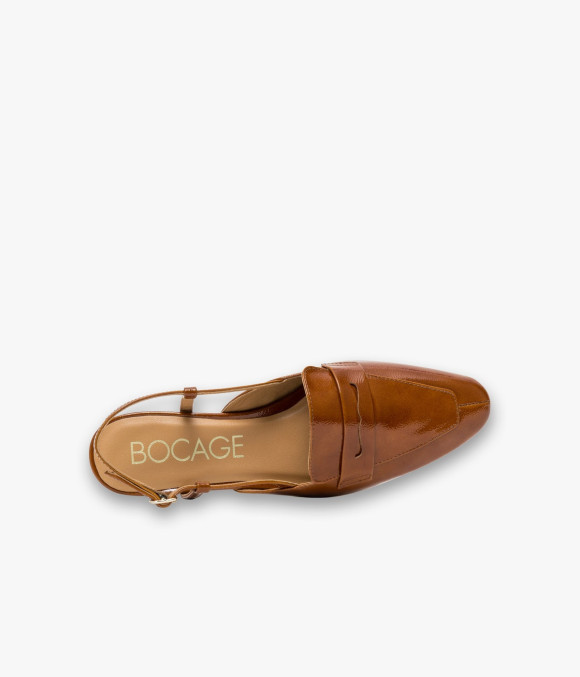 Mocassin Slingback Alice Camel