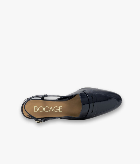 Mocassin Slingback Alice Marine